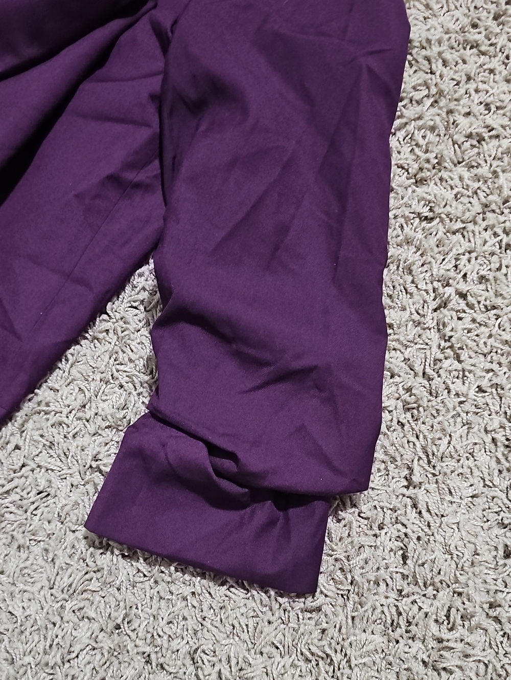 NWT Miami Francesca's Blazer 3/4 Sleeve Suit Coat Large Jacket Purple - Picture 5 of 6